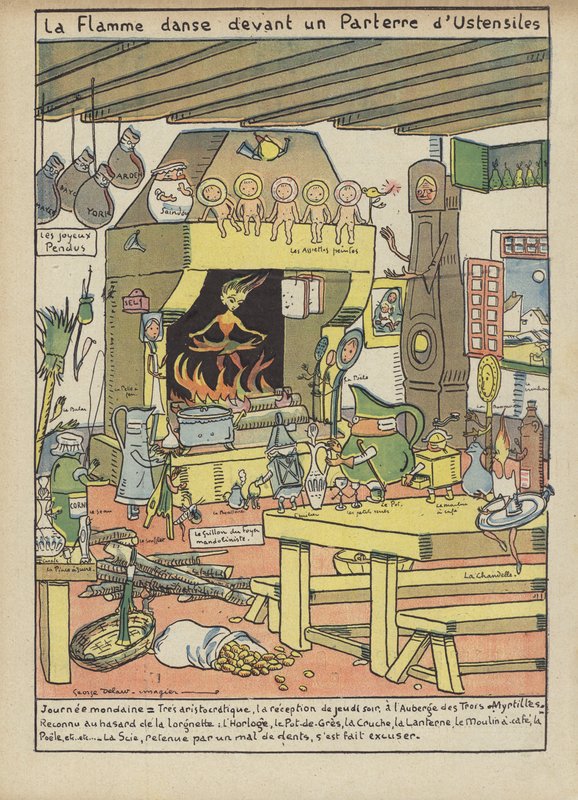 Illustration för Le Rire av Georges Delaw
