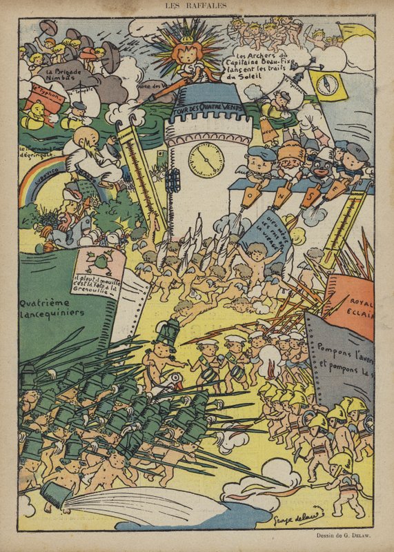 Illustration för Le Rire av Georges Delaw