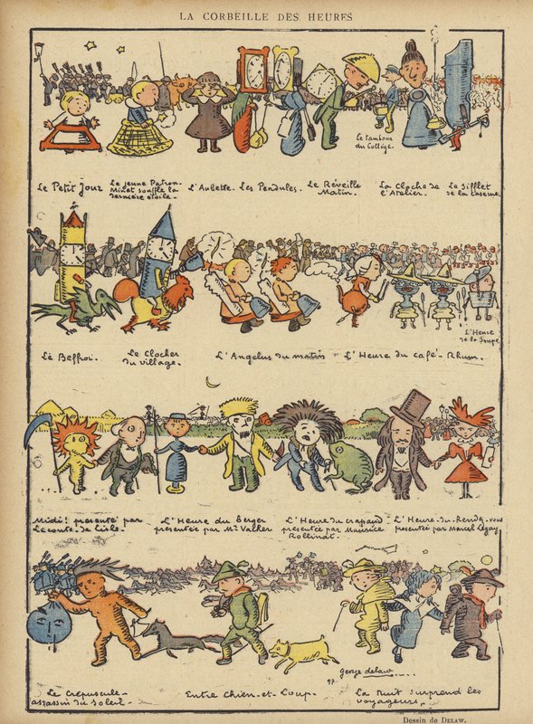 Illustration för Le Rire av Georges Delaw