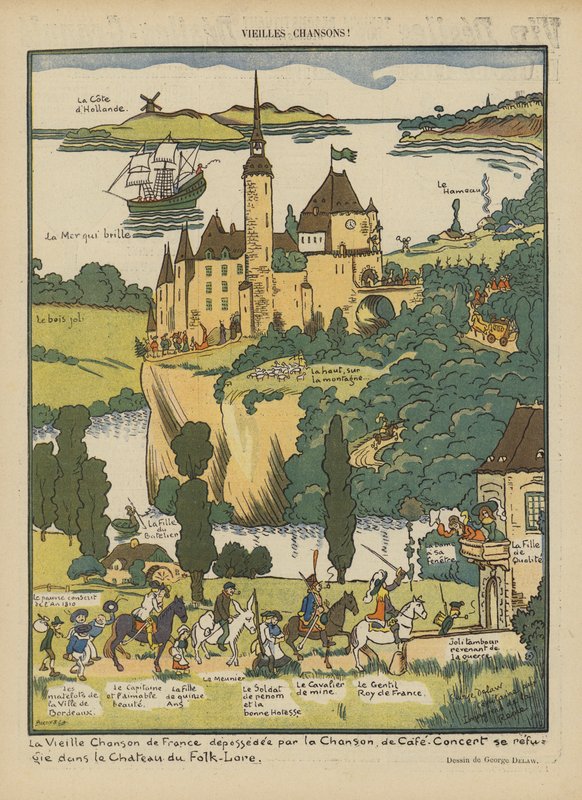 Illustration för Le Rire av Georges Delaw