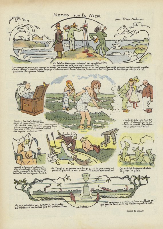 Illustration för Le Rire av Georges Delaw