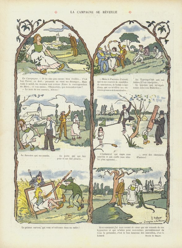 Illustration för Le Rire av Georges Delaw