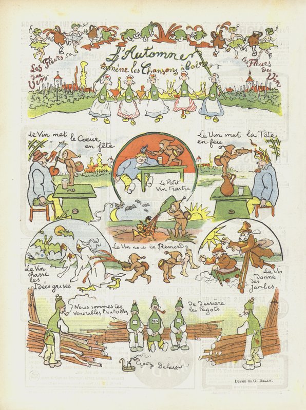 Illustration för Le Rire av Georges Delaw