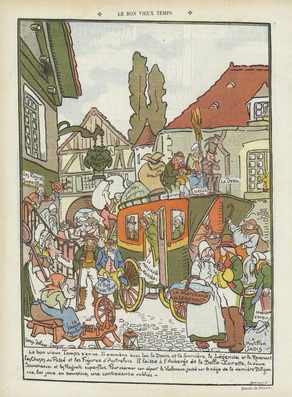 Illustration för Le Rire av Georges Delaw