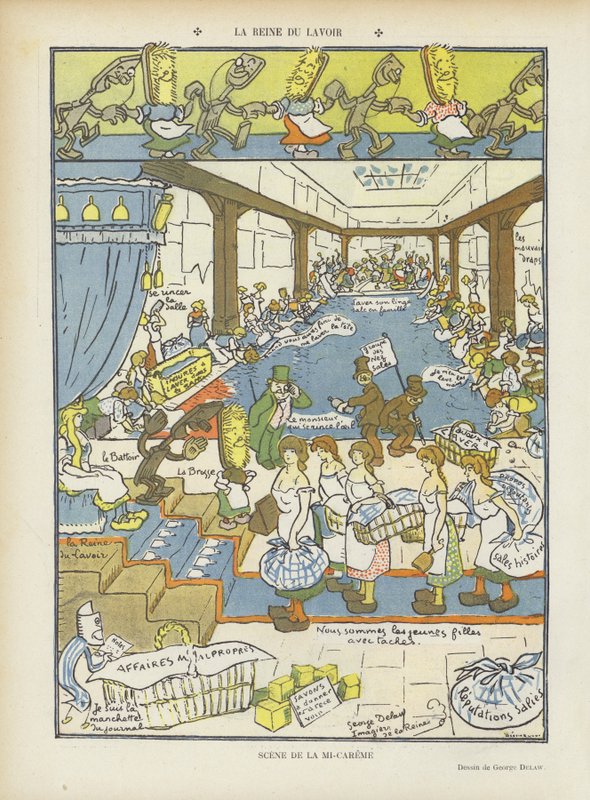 Illustration för Le Rire av Georges Delaw