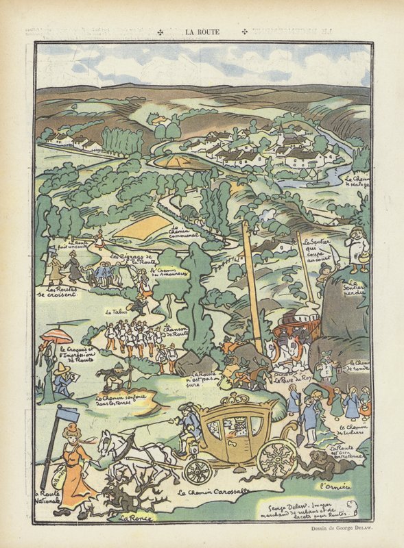 Illustration för Le Rire av Georges Delaw