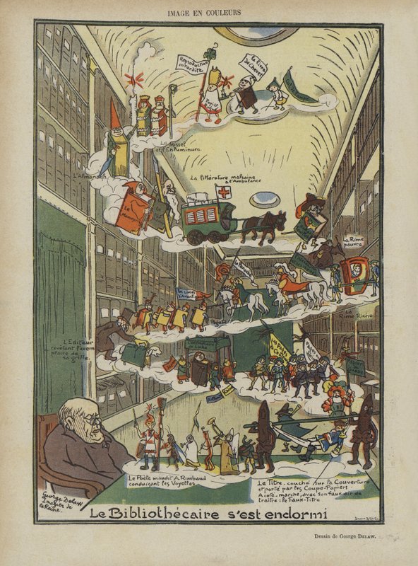 Illustration för Le Rire av Georges Delaw