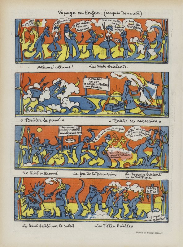 Illustration för Le Rire av Georges Delaw