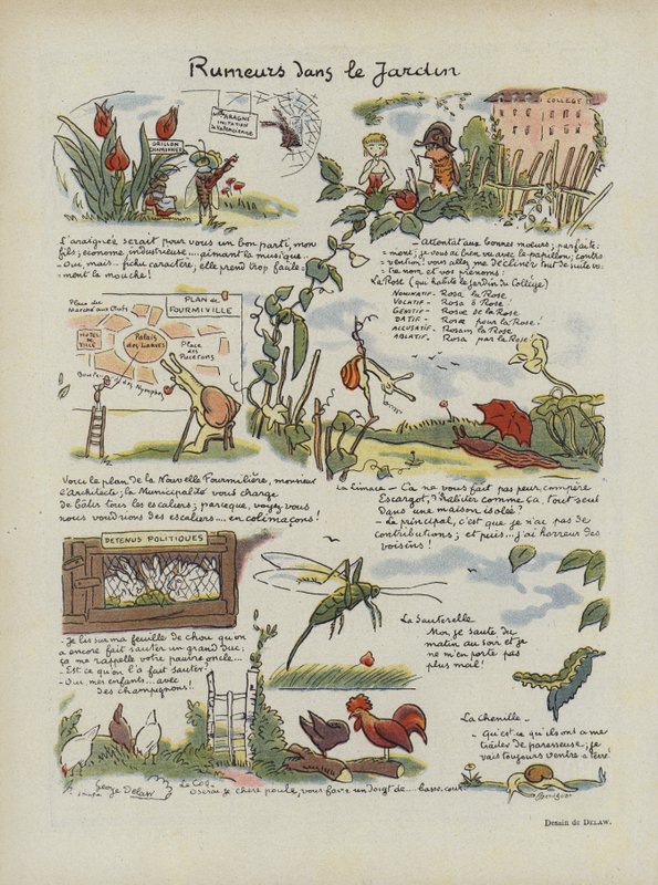 Illustration för Le Rire av Georges Delaw