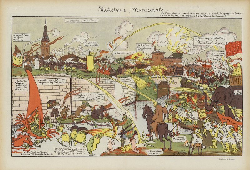 Illustration för Le Rire av Georges Delaw