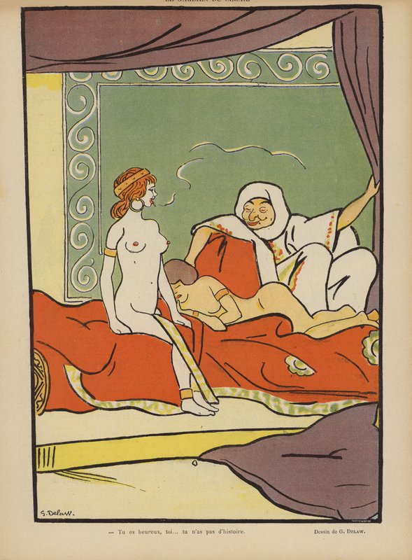 Illustration för Le Rire av Georges Delaw