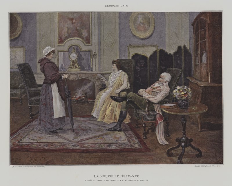 Den nya tjänaren av Georges Jules Auguste Cain