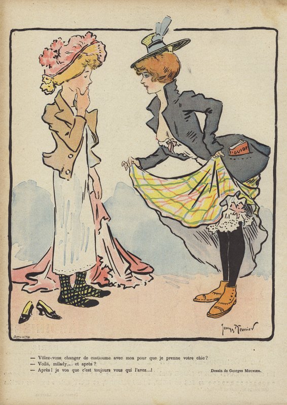Illustration för Le Rire av Georges Meunier