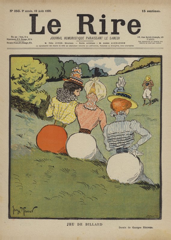 Illustration för Le Rire av Georges Meunier