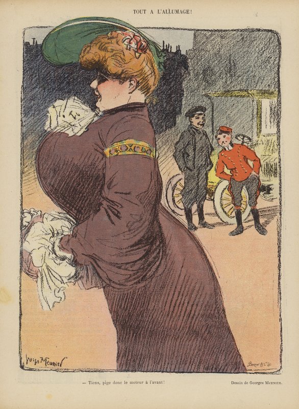 Illustration för Le Rire av Georges Meunier