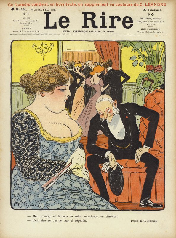 Illustration för Le Rire av Georges Meunier