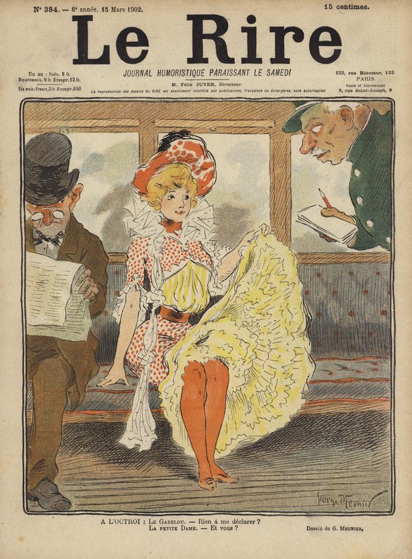 Illustration för Le Rire av Georges Meunier
