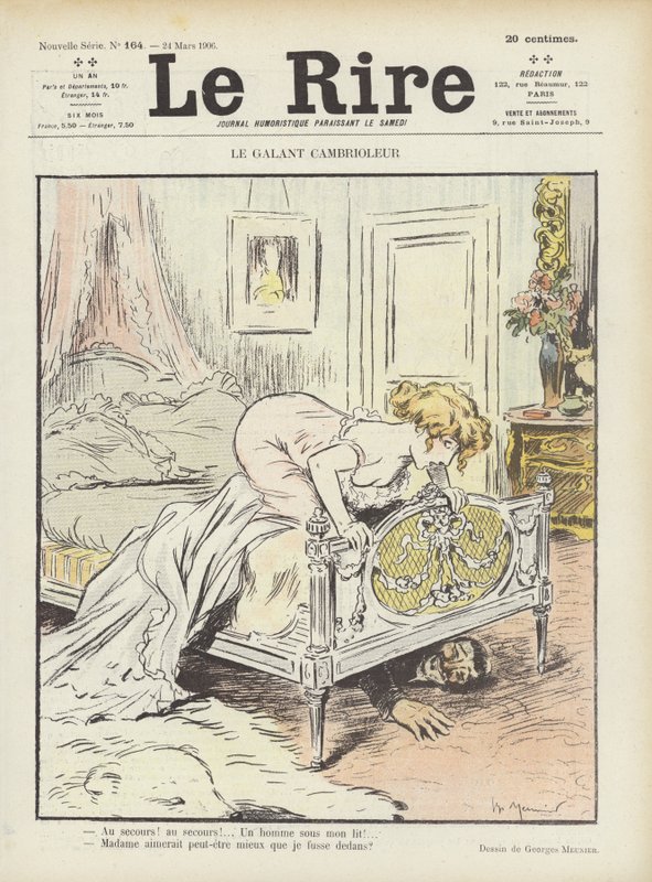 Illustration för Le Rire av Georges Meunier