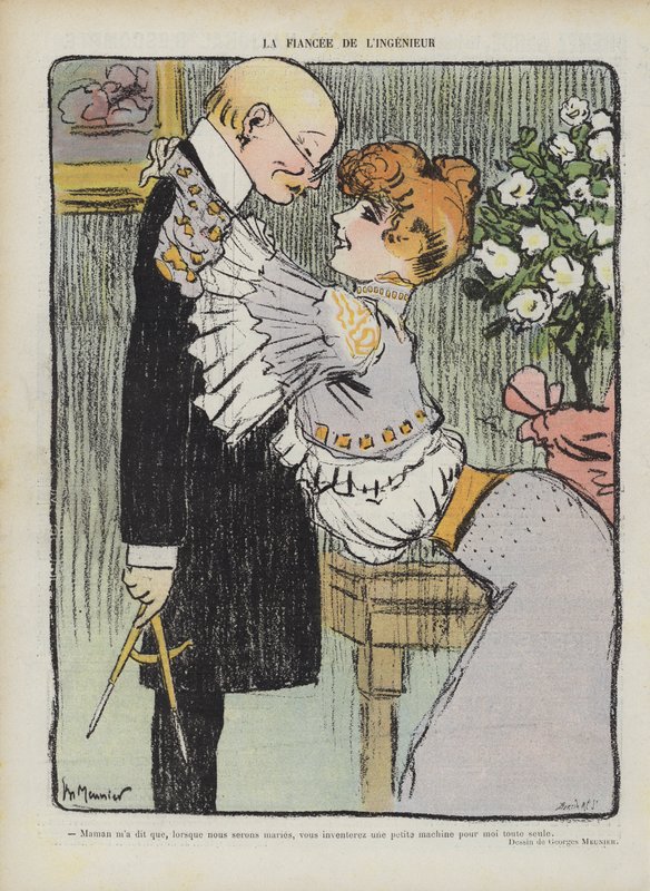 Illustration för Le Rire av Georges Meunier