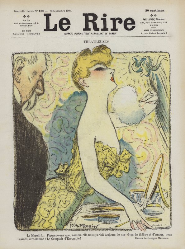 Illustration för Le Rire av Georges Meunier