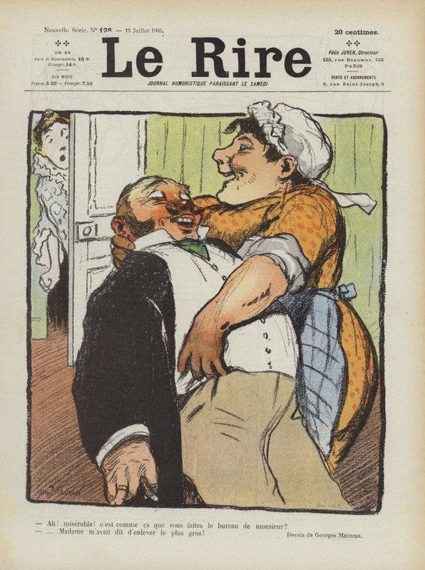 Illustration för Le Rire av Georges Meunier