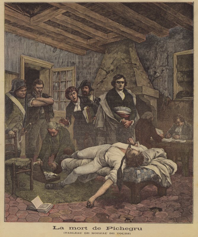 Pichegrus död av Georges Moreau de Tours