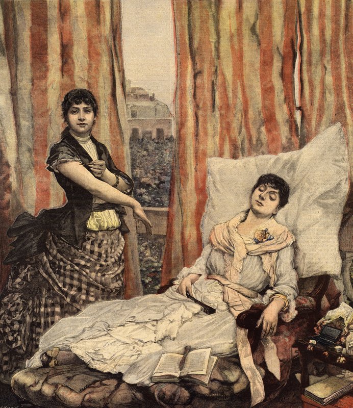 Morfinmissbrukarna av Georges Moreau de Tours