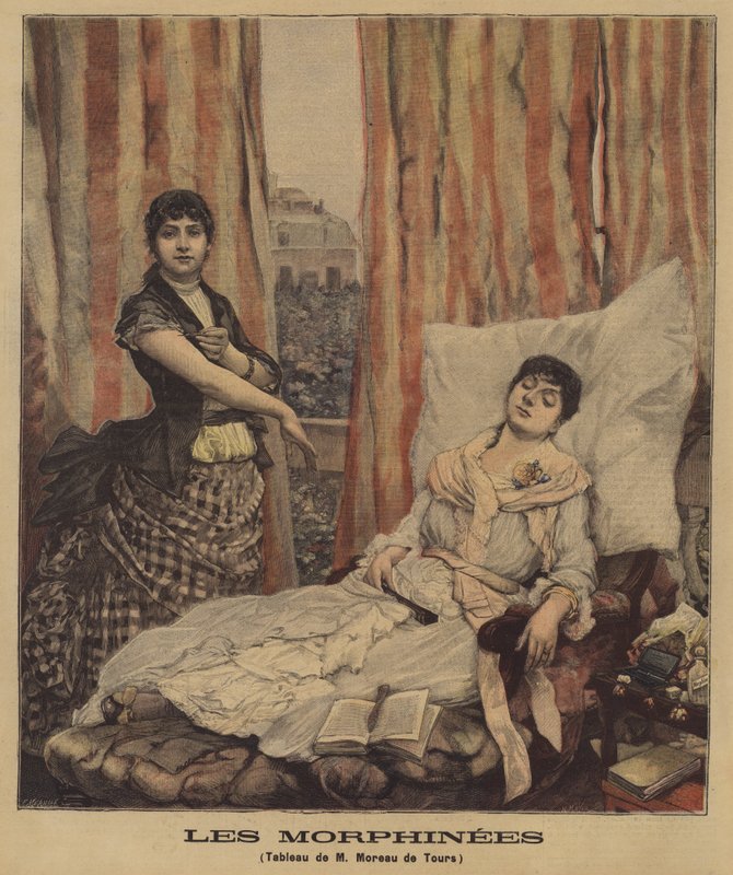 Morfinmissbrukarna av Georges Moreau de Tours