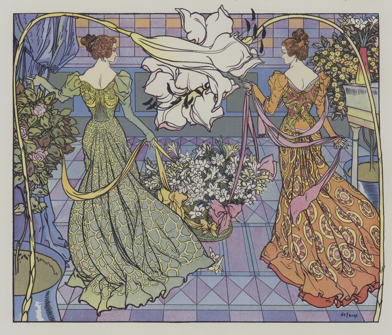 Festival of Lilies i USA av Georges de Feure