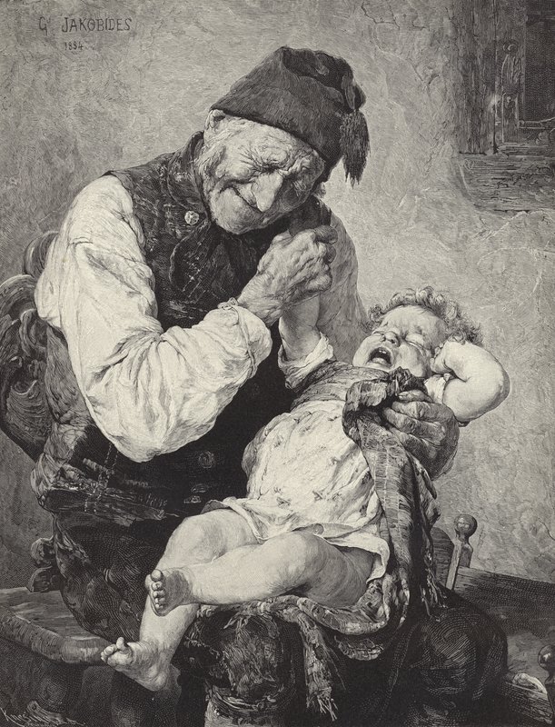Naughty Boy gravyr av Georgios Jakobides