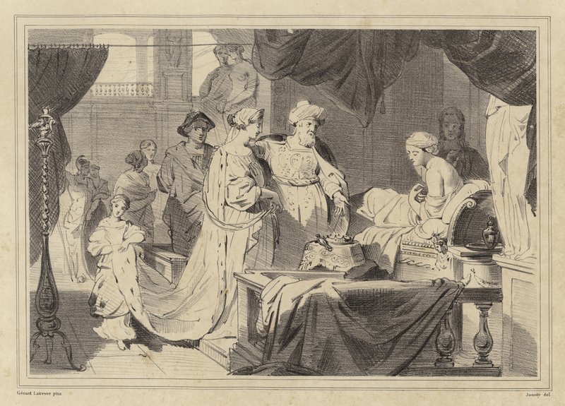Antiokos och Stratonice av Gerard de Lairesse