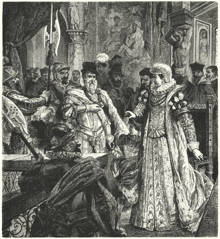 Ankomsten av hertigen av Alba till Bryssel för att tillträda sin post som guvernör i de spanska Nederländerna, 1567 av German School