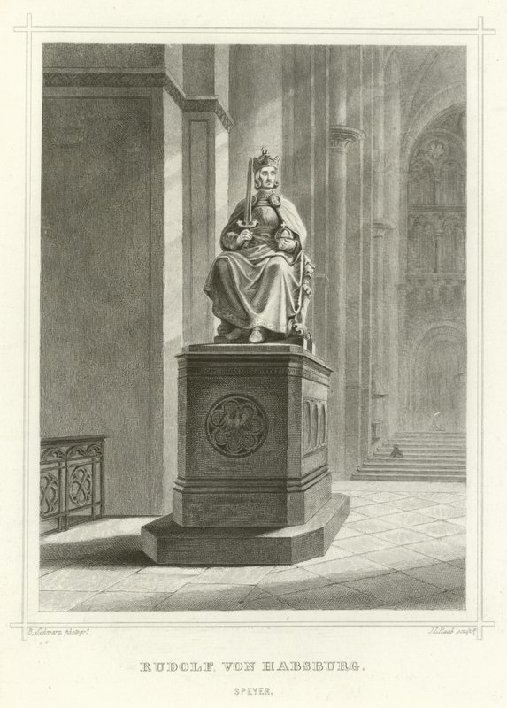 Rudolf av Habsburg, Speyer av German School