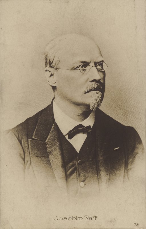Porträtt av Joachim Raff (svartvitt foto) av German Photographer