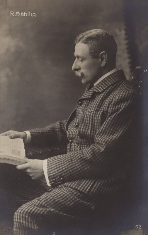 Porträtt av Ricardo Mahllig (svartvitt foto) av German Photographer