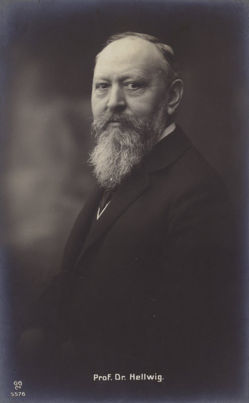 Professor doktor Hellwig (svartvitt foto) av German Photographer