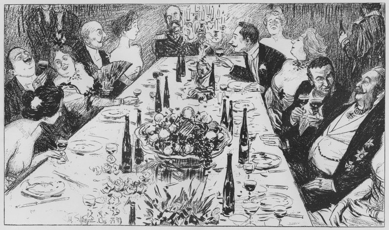 En vän av folket (litho) av German School