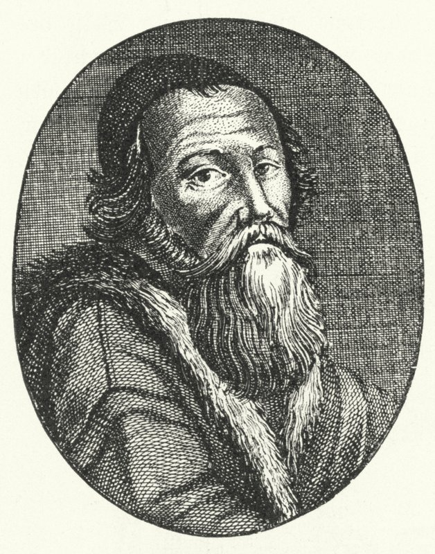 Amos Comenius, tjeckisk författare och filosof (gravyr) av German School