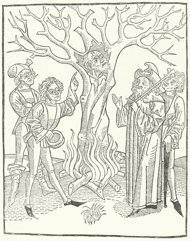 En illustration från visdomens bok av German School