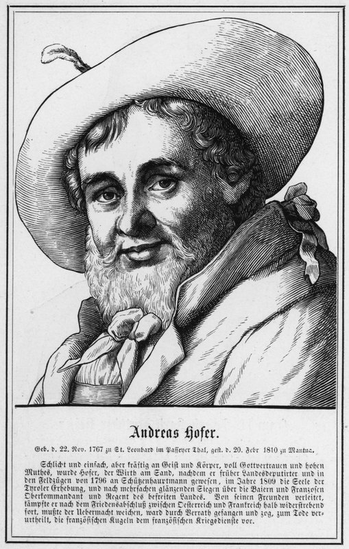 Andreas Hofer (gravyr) av German School