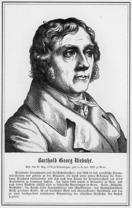 Barthold Georg Niebuhr (gravyr) av German School