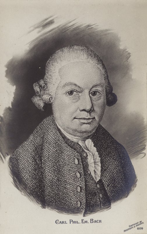 Carl Philipp Emanuel Bach, tysk klassisk musiker och kompositör (1714-1788) av German School