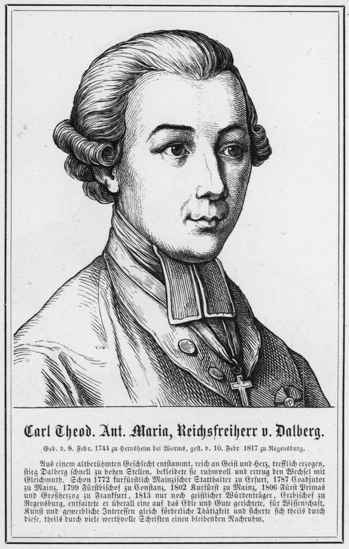 Carl Theodor Anton Maria, Reichsfreiherr von Dalberg (gravyr) av German School