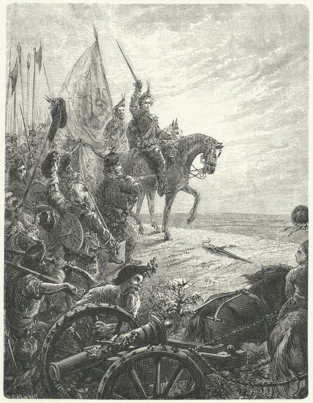 Charles Edward Stuarts återkomst till Skottland av German School