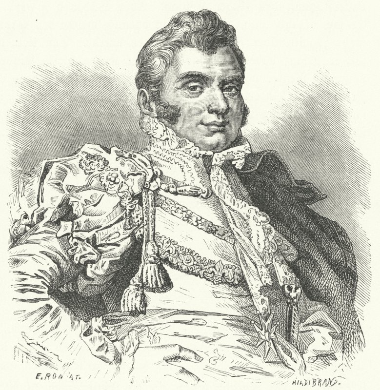 Charles Ferdinand, hertig av Berry (gravyr) av German School