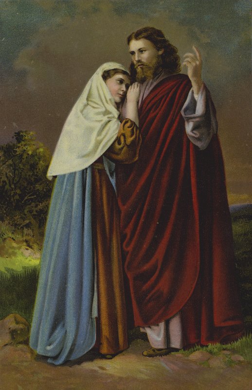Kristus och Maria av German School