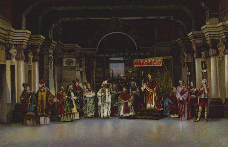 Kristus före Herodes av German School