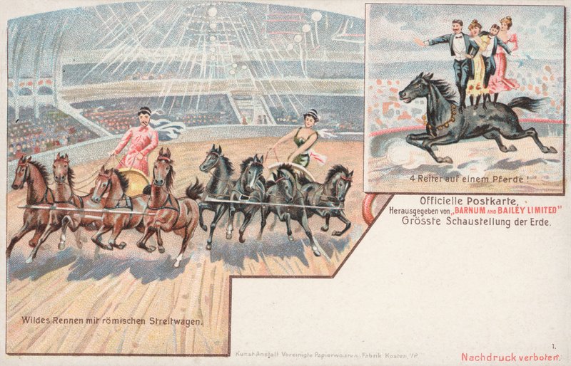 Ridsporter av Barnum och Bailey