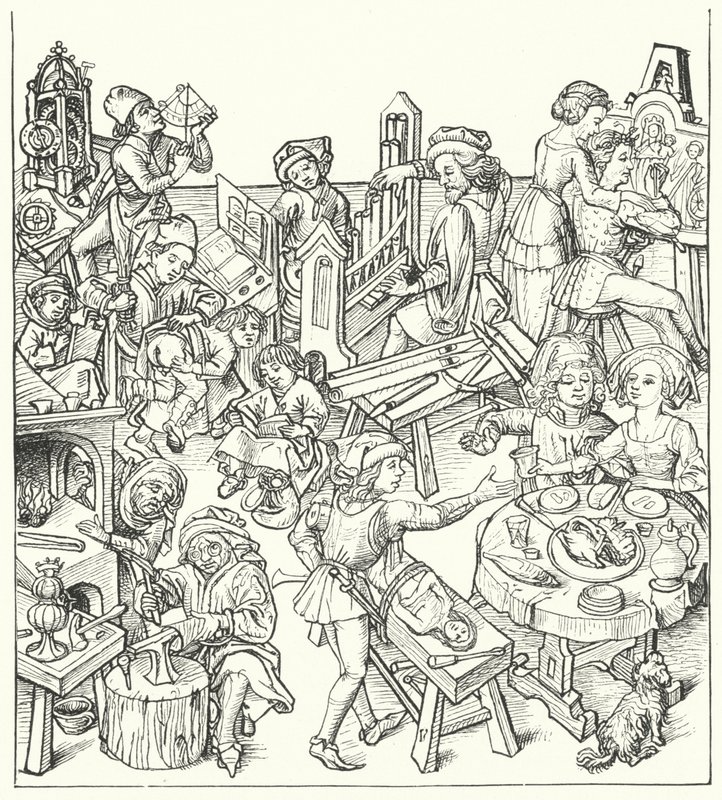 Vardagen i 1400-talets Tyskland av German School