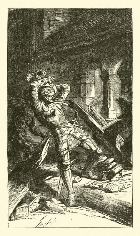 Francis von Sickingen dödligt sårad av German School